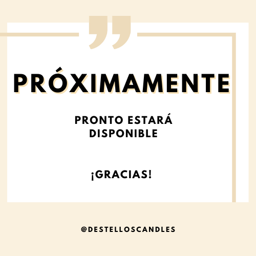 Mini Vela Aromática de Cera de Soja 100% Natural